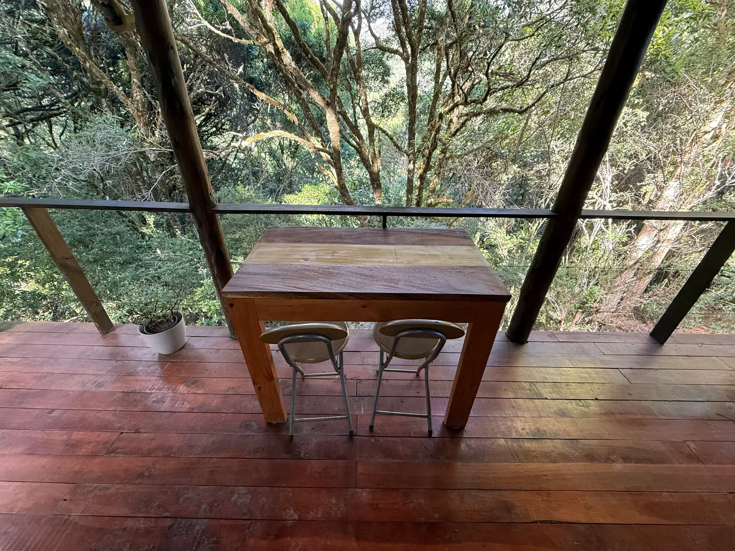 Rustic Outdoor Side Table